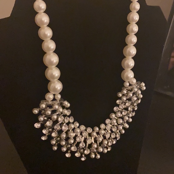 Rétro faux pearl necklace - Picture 3 of 3